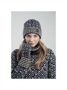 Black Diamond Шерстяные варежки SVALBARD темно-синего цвета