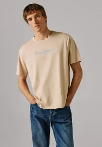 Футболка с принтом eggo Pepe Jeans, Malt Beige