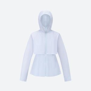 Голубая унисекс ветровка Quechua HELIUM MH500