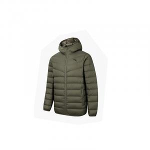 Пуховик мужской Увядшая сосна зеленый Anta