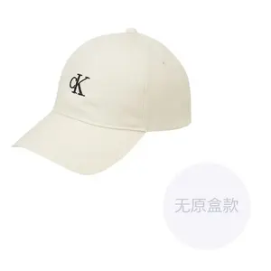 Calvin Klein Хлопковая бейсболка унисекс белая, White