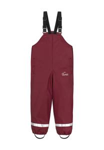 Детские дождевики с подтяжками «Скьолден» Normani, бордовый