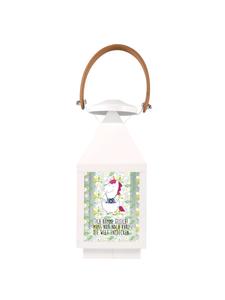 Mr. & Mrs. Panda Фонарик в виде единорога, фотограф с надписью на прозрачном фоне