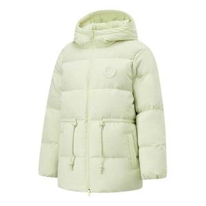 Куртка теплые с капюшоном пуховик Li-Ning, зеленый