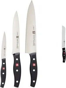 Набор кухонных ножей Zwilling Twin Signature, 3 штуки, черный