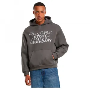 Худи Mister Tee Make It Legendary Fluffy, серый