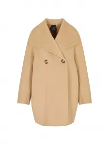 Двубортное пальто Armani Exchange, бежевый