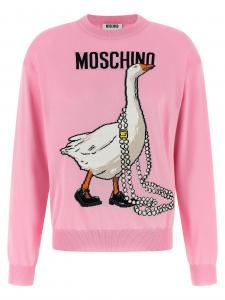 Свитер «Гусь» Moschino, розовый