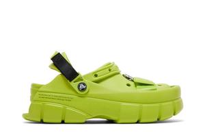 Кроссовки Crocs Sankuanz x Clog Lime Punch, зеленый