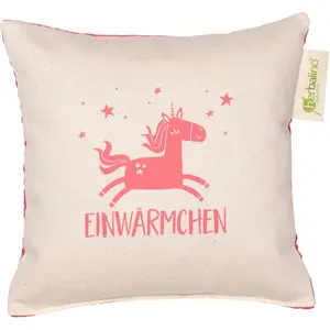 Тепловая подушка herbalind 4103 Детская зерновая грелка 4103 Einwärmchen 19x19 см Темная роза/Натуральный Herbalind, розовый