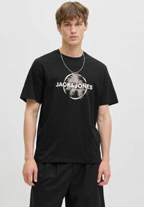 Футболка Jack & Jones GEDRUCKT RUNDHALSAUSSCHNITT , Black