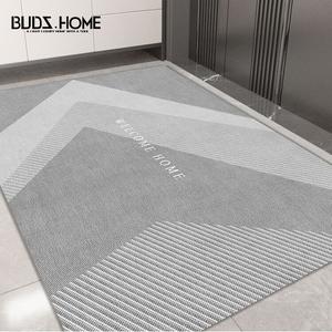 Budis Ковер 120х140 см для входной двери, прихожей, улицы, противоскользящий, легко чистится, Secret Realm Gray 13