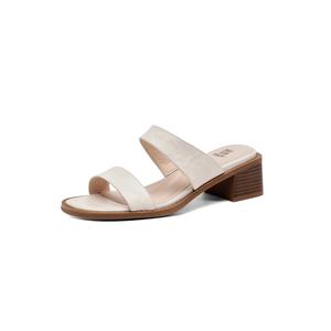 Тапочки-слайды женские, устойчивые к истиранию XICUNMINGWU, Ecru