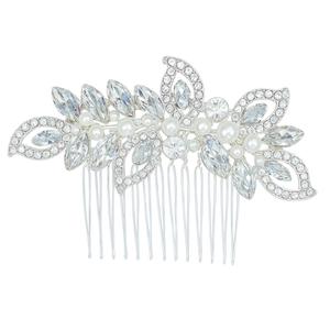 Заколка для волос baron haarkamm Chris Rubin, silber