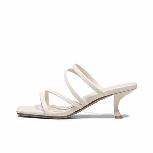 SHOEMAKER QUEEN Женские слайдеры белые, цвет White