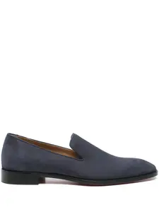 Замшевые мокасины Christian Louboutin, синий