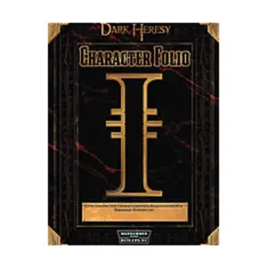 Character Folio, Warhammer 40,000 Role Playing - Dark Heresy (Black Industries), мягкая обложка