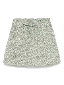 Юбка Il Gufo с цветочным принтом, зеленый