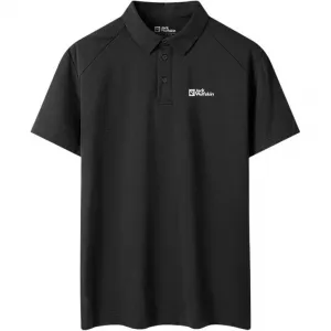 Футболка-поло CHOLA для мужчин JACK WOLFSKIN, темно-серый/6350