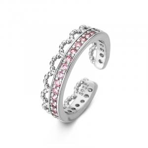 Нишевое дизайнерское кольцо для женщин VIVIWELL, серебро