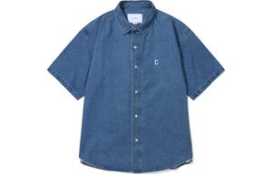 COVERNAT Рубашка унисекс синяя