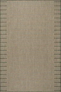 Коврик для помещений и улицы Debrin Striped nuLOOM, 122x183 см, зеленый