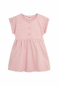 Платье из джерси REGULAR FIT SPOT BUTTON FRONT JoJo Maman Bébé, розовый