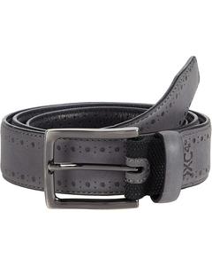 Ремень Johnston & Murphy XC4 Perfed Edge Belt, цвет Light Gray Leather