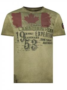 Футболка Jeleganteak Canadian Peak, хаки