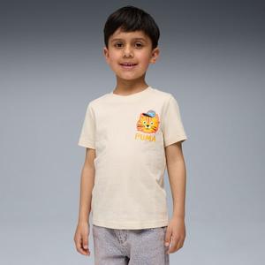 Футболка для маленьких детей Moody Cat Puma, белый