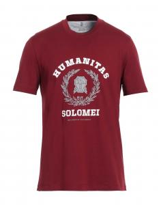 Футболка Brunello Cucinelli, бордовый