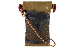 Cell Phone Pouch Crossbody Bag PU Unisex Klattermusen, оливковый