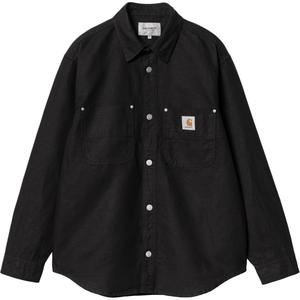 Carhartt WIP Ватная рубашка с нашивкой, Black