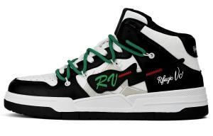 Кроссовки RIFUGIO VO' Skateboarding Shoes Unisex Mid-top, зеленый