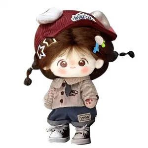 Кукла из хлопка Jinnew, Small Parentheses+Hairstyle+Puppy Woof Woof+Hats & Caps Set