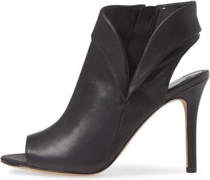 Женские ботильоны YDN с открытым носком, на высоком каблуке-стилете, укороченные, с вырезами, ремешком на пятке и боковыми молниями, для повседневной ходьбы, Schwarz