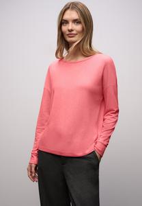 Топ Street One Long sleeved top, Pink/Coral