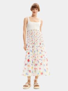 Летнее платье стандартного кроя Desigual, белый