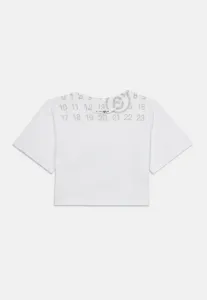 Футболка унисекс с принтом Mm6 Maison Margiela, White