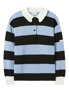 Рубашка поло с воротником в полоску Claudie Pierlot, синий