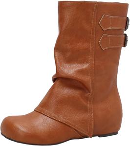 Элегантные женские ботильоны на клиновидном каблуке, с круглым носком и слипонами XIEPP, Yellow