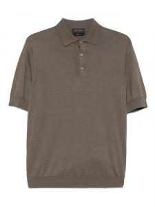 Рубашка поло Dell'oglio, коричневый