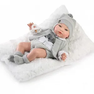 Детская кукла Guca Manu Hairless baby doll, белый