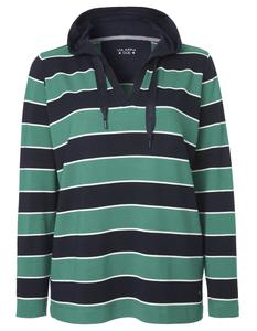 Толстовка VIA APPIA DUE Sportives Kapuzen mit Glitzerdetails, цвет marine multicolor