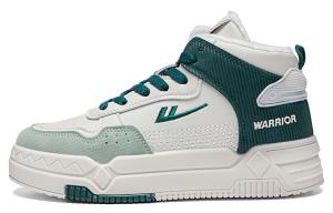 Кроссовки для скейтборда Unisex Высокие Бежево-зеленые WARRIOR