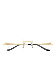 Очки Panthère в безободковой оправе Cartier, золотистый