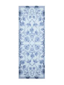 Шарф с цветочным принтом Etro, синий