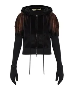 Велюровая толстовка «Париж» Knwls, черный