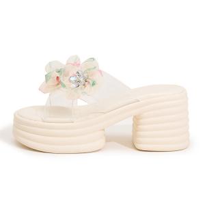 Шлепанцы женские Milan Love Song, белый