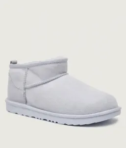 Классические ультраминиатюрные зимние ботинки Ugg, небесно-голубой
